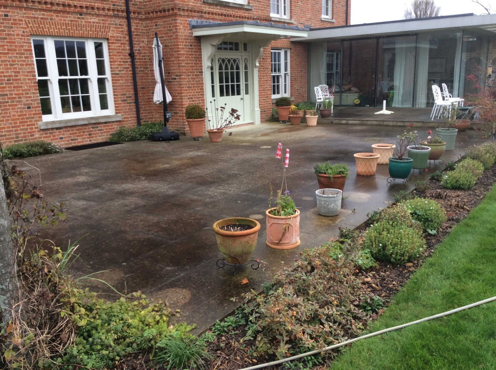 The same property before exterior cleaning