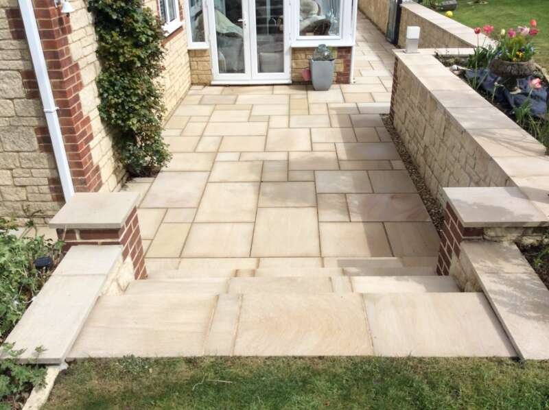 Patio cleaning project by JettaClean
