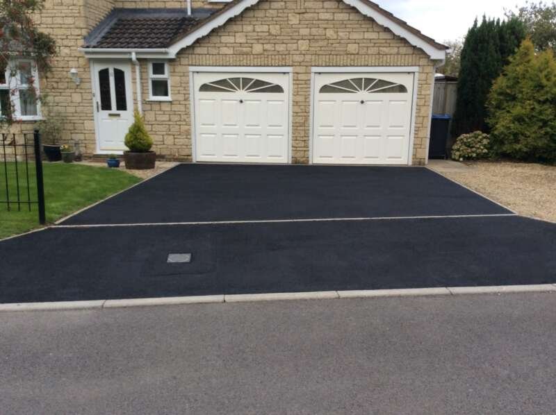 Tarmac cleaning — photograph from JettaClean
